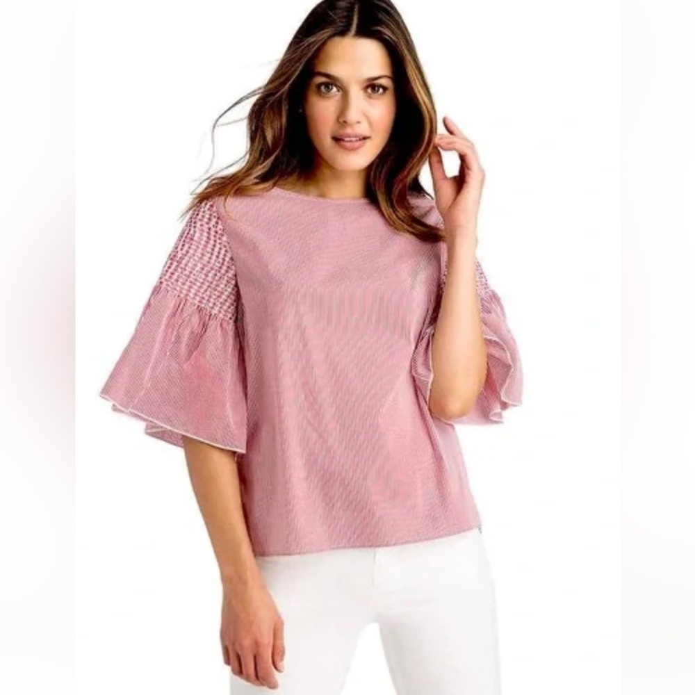 Vineyard Vines Striped smocked Blouse